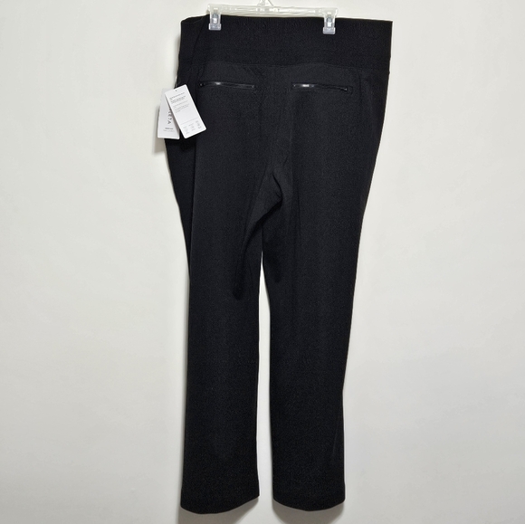 ATHLETA Womens NEW Venice High Rise Wide Leg Pants Elastic Waist Active Black 2X - Picture 10 of 16